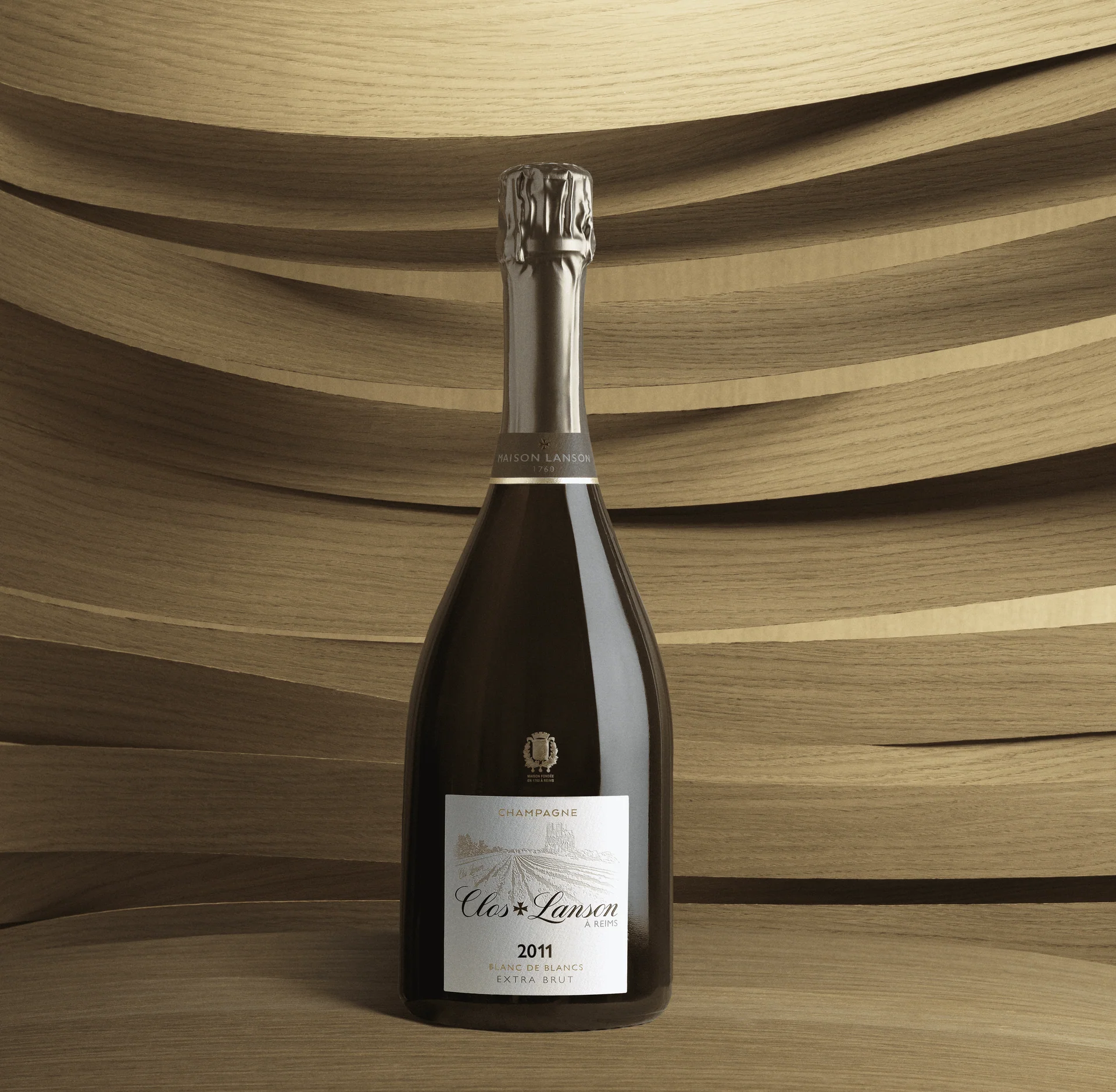 Champagne Lanson - bouteilles de prestige en cave